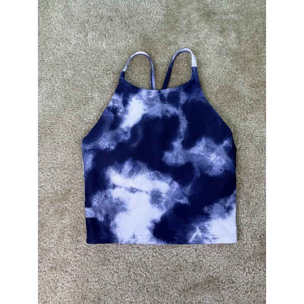 Old Navy Active Go Dry Moisture Wicking Racer Back Tank Size XS Blue C316